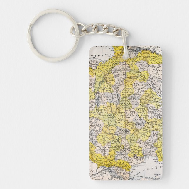 MAP: FRANCE KEYCHAIN (Front)