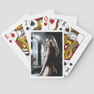 Map game , Naked woman 3/4 view Playing Cards