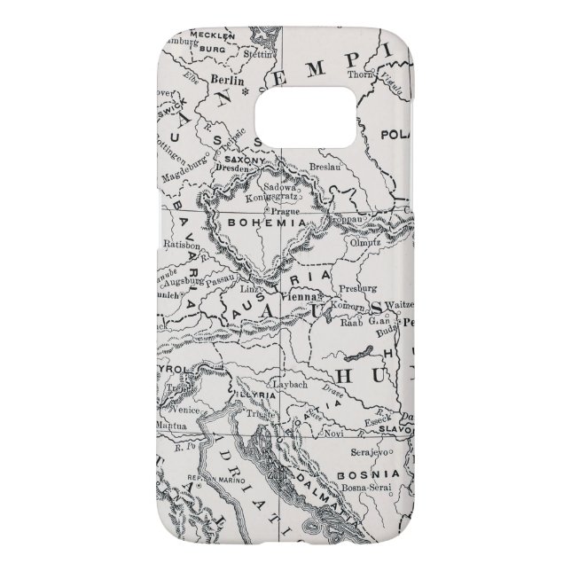 MAP: GERMANY AND AUSTRIA Case-Mate SAMSUNG GALAXY CASE (Back)