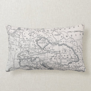MAP: GERMANY AND AUSTRIA LUMBAR PILLOW
