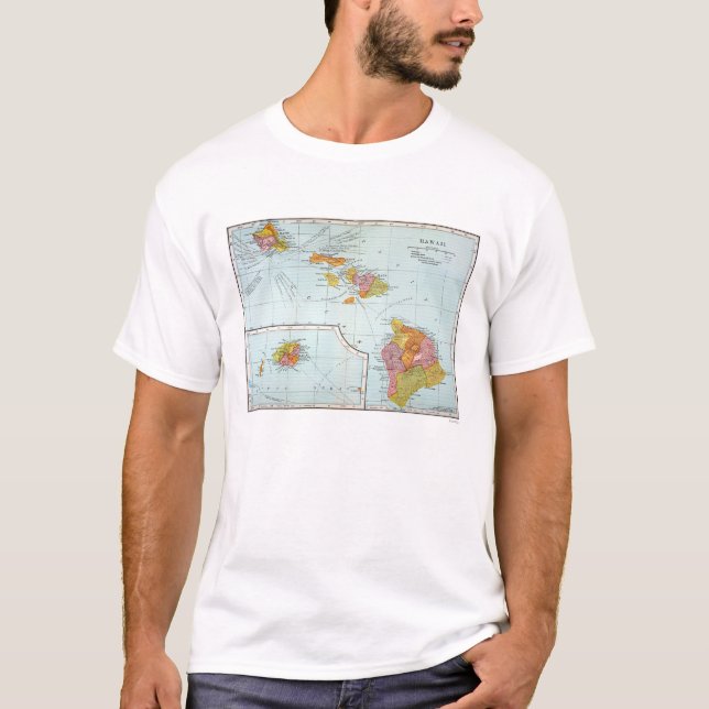 Map: Hawaii, 1905 T-Shirt (Front)
