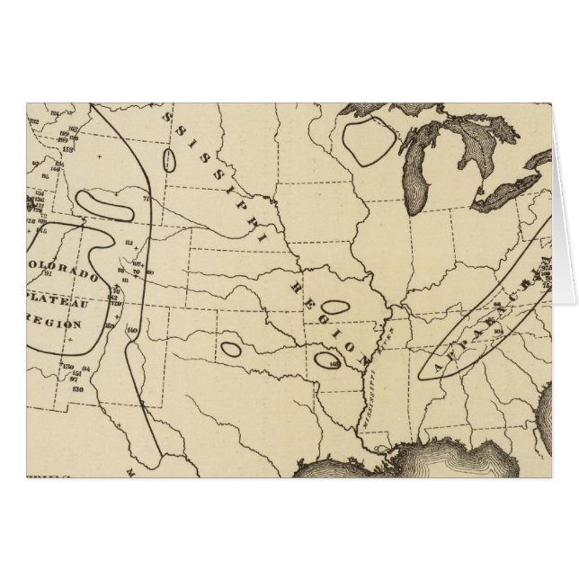 Map, hot springs, United States (Front Horizontal)
