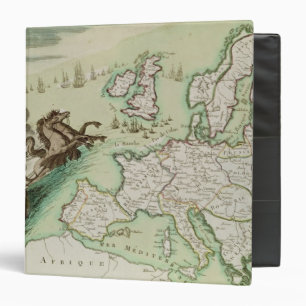 Map illustrating the Naval Attack on England Binder