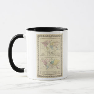 Map in colour of The World Mug