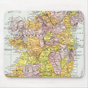 MAP: IRELAND, c1890 Mouse Pad