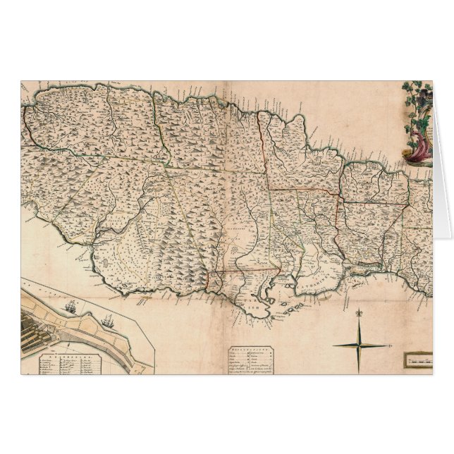 MAP: JAMAICA, 1755 2 (Front Horizontal)