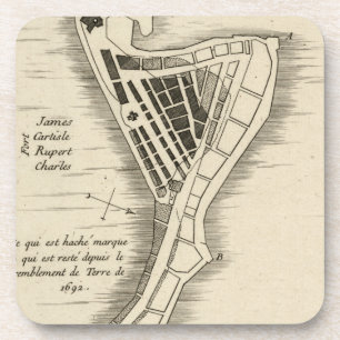 MAP: JAMAICA, 1755 COASTER