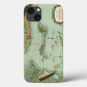 MAP: JAMAICA, 1756 iPhone 13 CASE