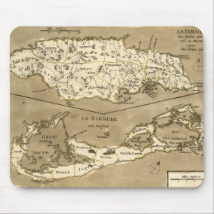 MAP: JAMAICA, 1767 MOUSE PAD
