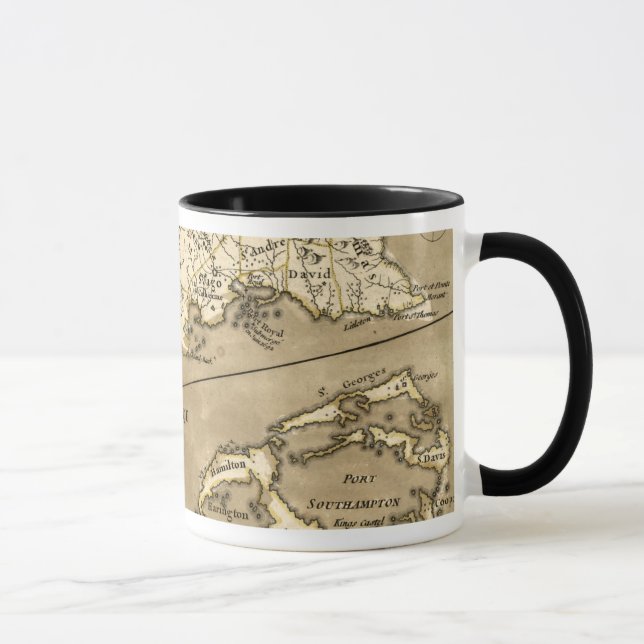 MAP: JAMAICA, 1767 MUG (Right)