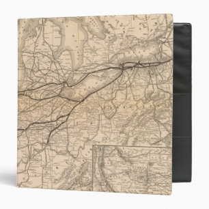 Map New York Central and Hudson River Railroad Binder