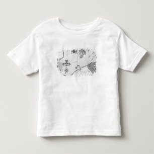 Map No.10 showing the route of the Armada fleet Toddler T-shirt
