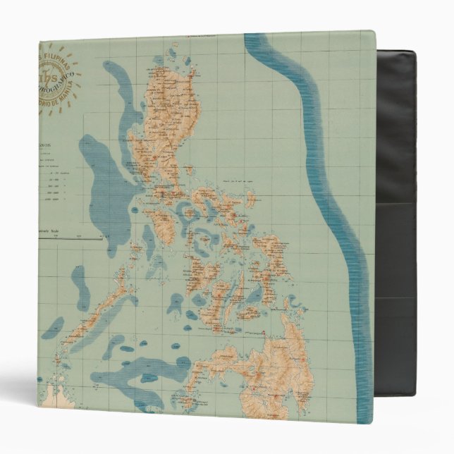 Map No 4 orographic Binder (Front/Inside)