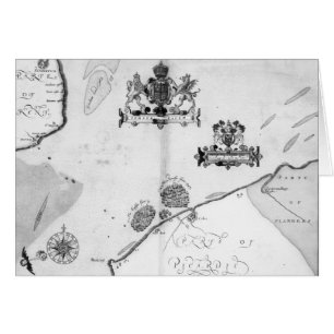 Map No.9 showing the route of the Armada fleet