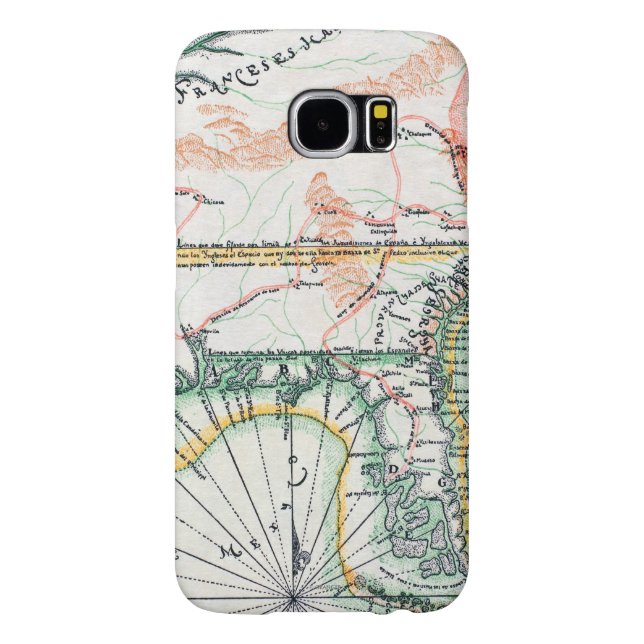 Map: North America, 1742 Case-Mate Samsung Galaxy Case (Back)