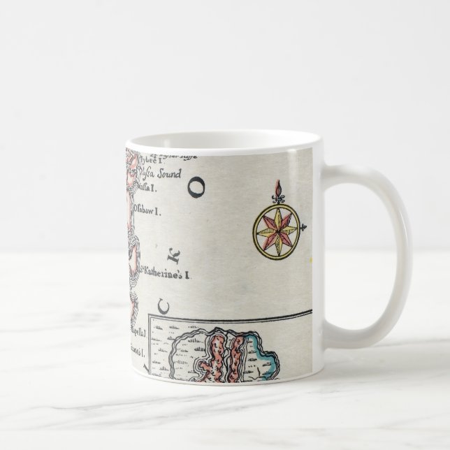 Map: North America, C1700 Coffee Mug (Right)