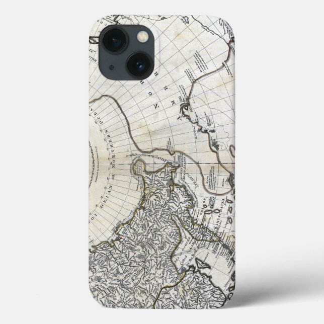 MAP: NORTH PACIFIC Case-Mate iPhone CASE (Back)