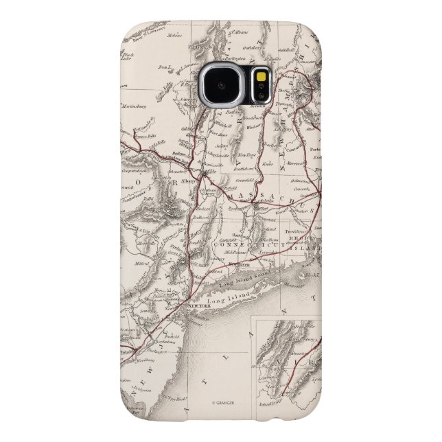 Map: Northeast USA Case-Mate Samsung Galaxy Case (Back)