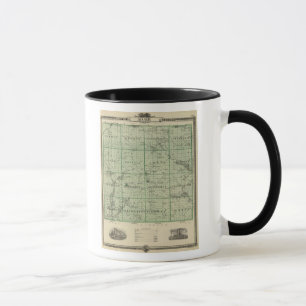 Map of Adair County, State of Iowa Mug