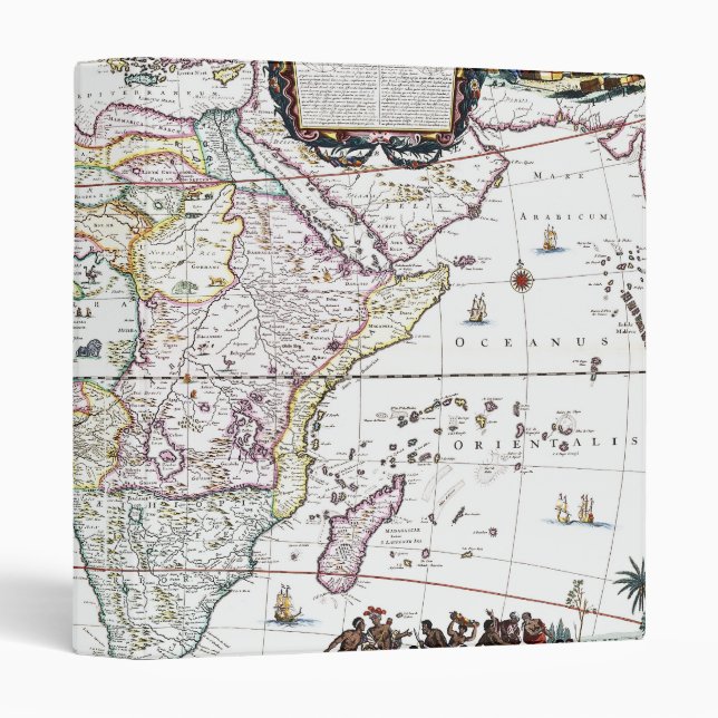 Map of Africa | 1696 Binder (Front/Spine)