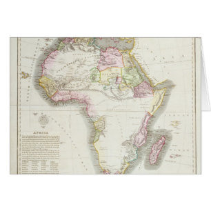 Map of Africa, 1821