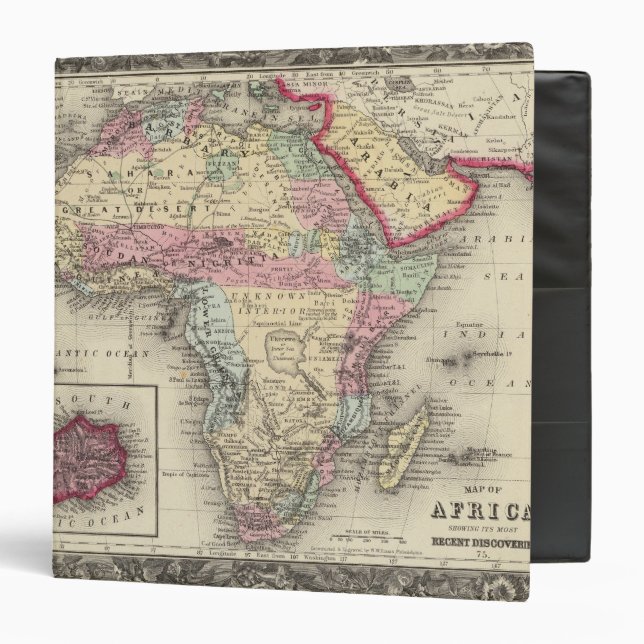 Map Of Africa Binder (Front/Inside)