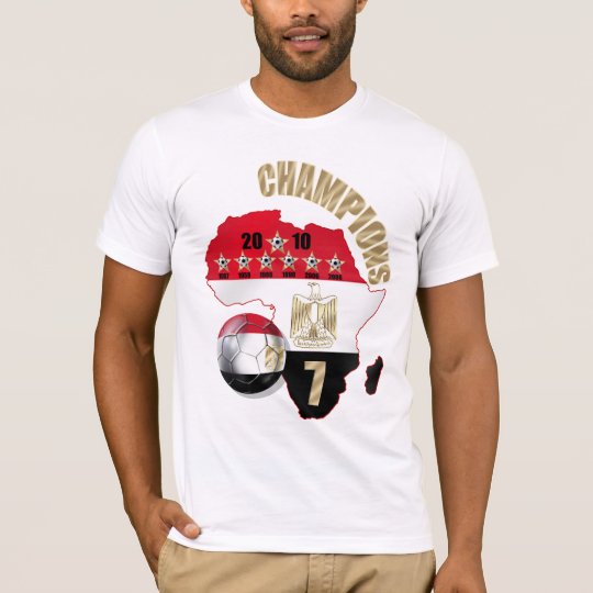 Map of Africa Egypt soccer football 2014 Cup T-Shirt