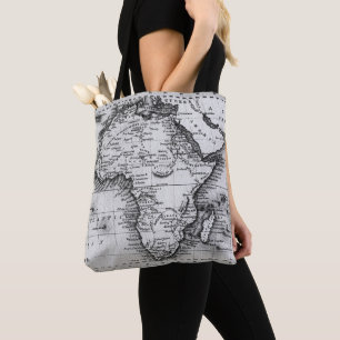 Map of Africa Engraved by Thomas Stirling Tote Bag