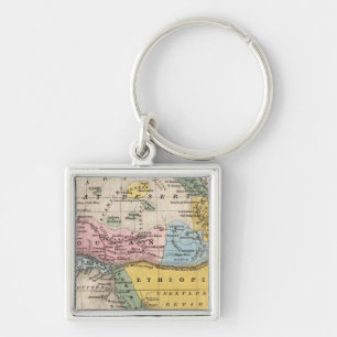 Map of Africa Keychain