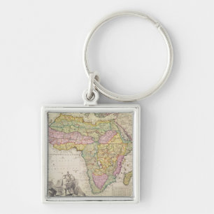 Map of Africa Keychain