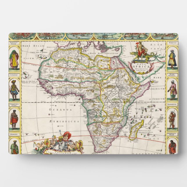 Map of Africa | Nova Africa Plaque (Front)
