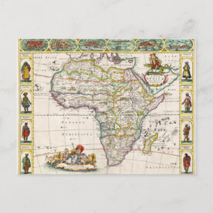 Map of Africa   Nova Africa Postcard