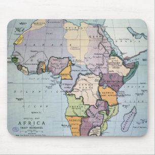 Map of Africa showing Treaty Boundaries, 1891 Mouse Pad