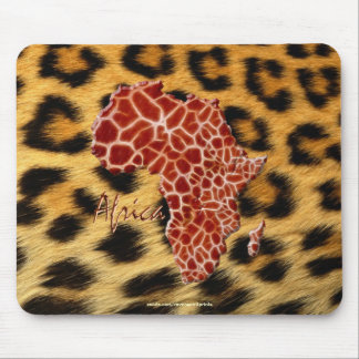 Map of Africa, The Dark Continent Mouse Pad