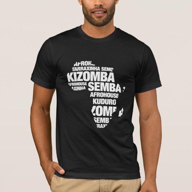 Map of african dance T-Shirt (Front)