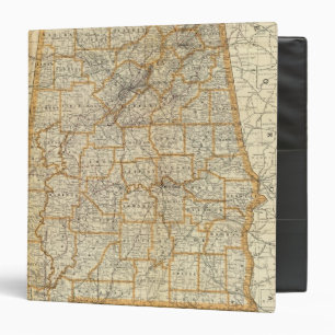 Map of Alabama Binder