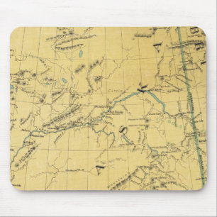 Map Of Alaska Mouse Pad