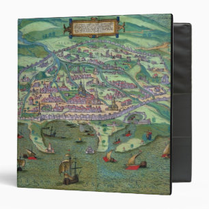 Map of Alexandria, from 'Civitates Orbis Terrarum' Binder