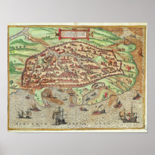 Map of Alexandria Poster
