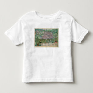 Map of Algiers, from 'Civitates Orbis Terrarum' by Toddler T-shirt