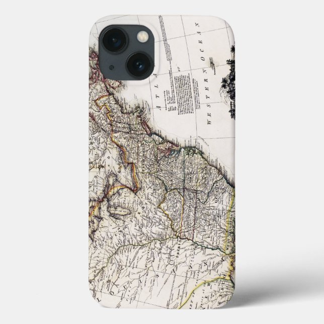 MAP OF AMERICA, 1809 Case-Mate iPhone CASE (Back)