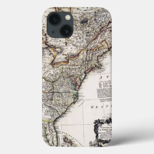 MAP OF AMERICA, 1809 iPhone 13 CASE