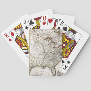 MAP OF AMERICA, 1809 PLAYING CARDS