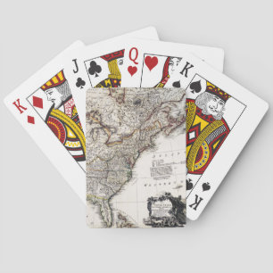 MAP OF AMERICA, 1809 PLAYING CARDS