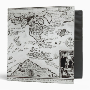 Map of America and directions to China Binder