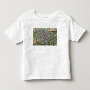Map of Amsterdam, from 'Civitates Orbis Terrarum' Toddler T-shirt