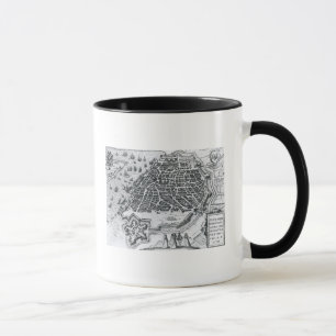Map of Antwerp, 1598 Mug