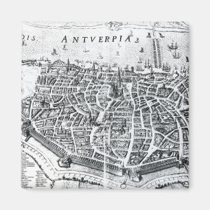 Map of Antwerp Magnet