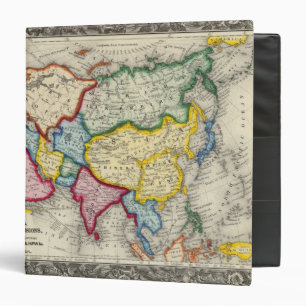 Map Of Asia Binder