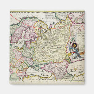 Map of Asia Minor Magnet